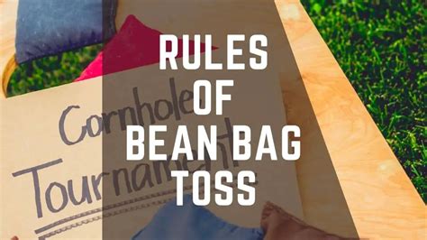 Rules For Bean Bag Toss – Everything You Need To Know.